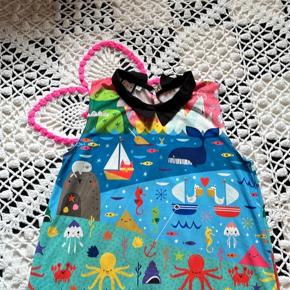 2014 Japan LA for Crowded Teeth underwater cosmos print dress size XS - Picture 14 of 16